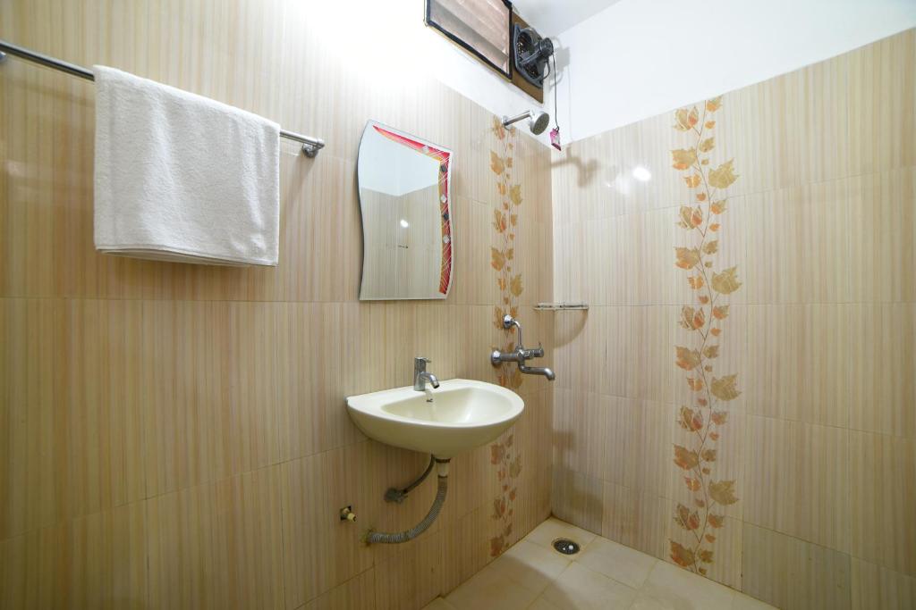 Koupelna v ubytování Hitech Shilparamam Guest House