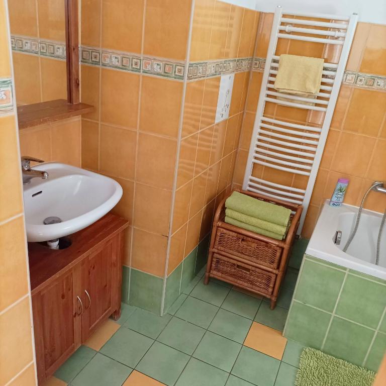Bagno di Old house in Forest