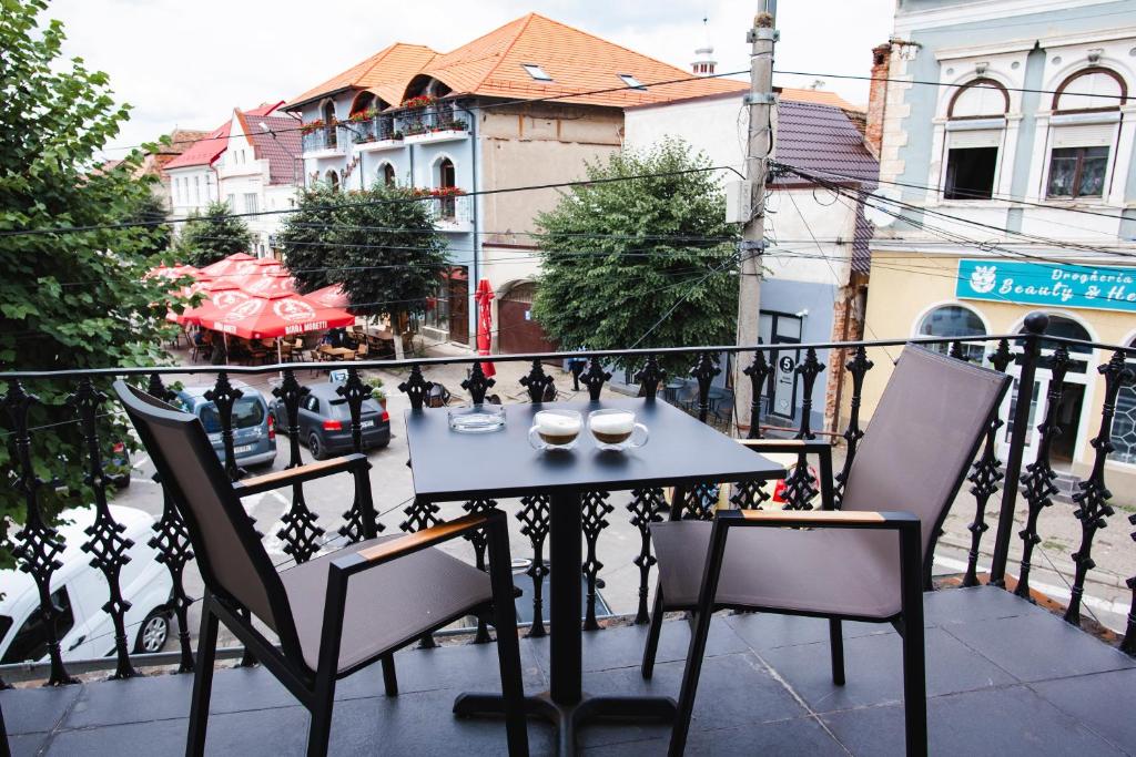 Balkón nebo terasa v ubytování Fagaras City Center Experience