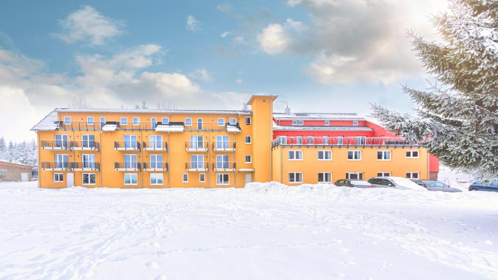 Hotel & Pension Traumblick v zimě