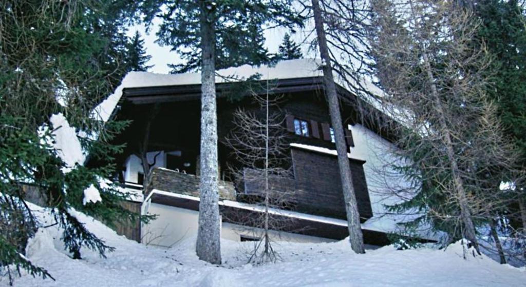 冬のWurzer Ferienhütteの様子