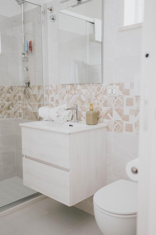 Koupelna v ubytování MAF B&B