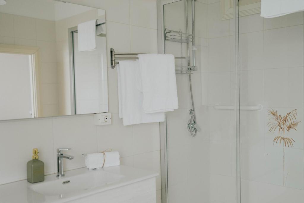 Koupelna v ubytování MAF B&B