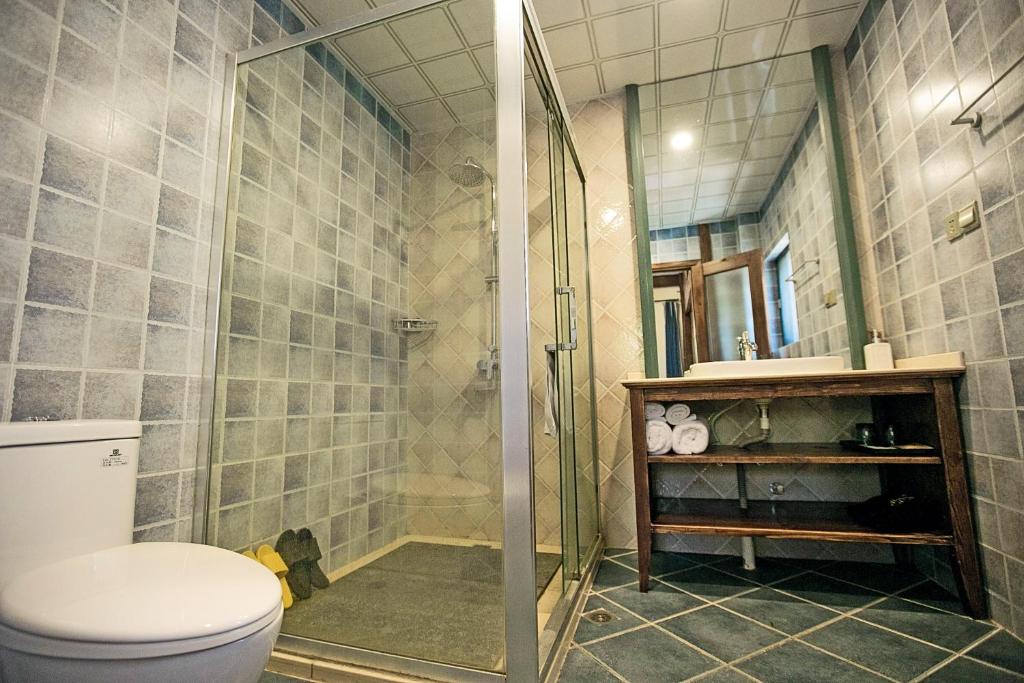 Koupelna v ubytování Alina Garden Boutique Resort Huangshan Hongcun