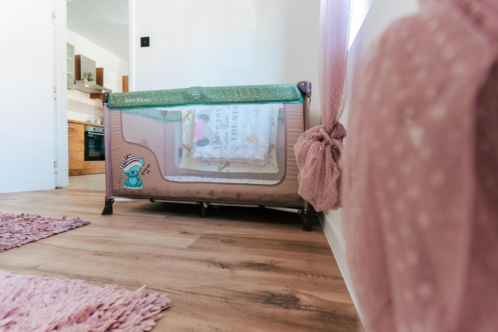 Postel nebo postele na pokoji v ubytování Dinara View Apartment-Knin