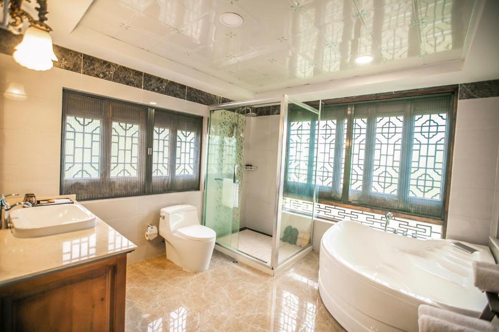 Koupelna v ubytování Alina Garden Boutique Resort Huangshan Hongcun