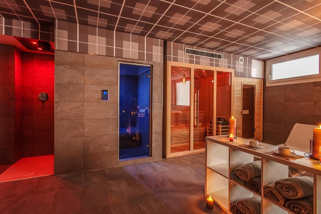 Koupelna v ubytování Hotel Cola Frontemare