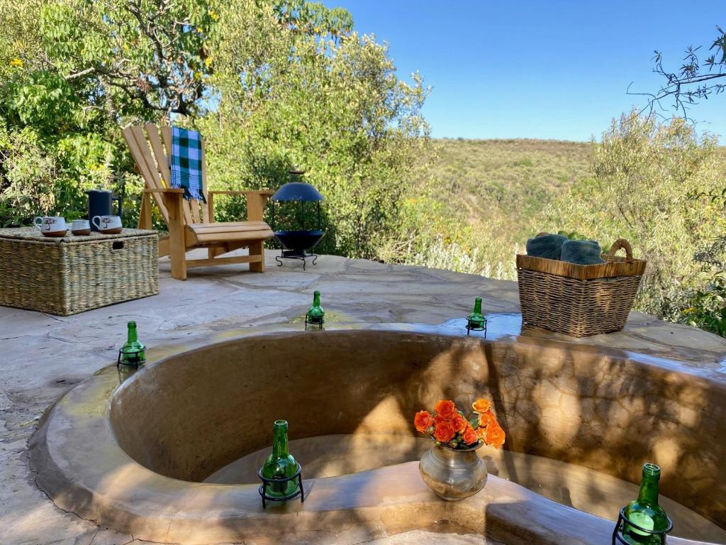 Nespecifikovaný výhled na hory nebo výhled na hory při pohledu z luxury tent