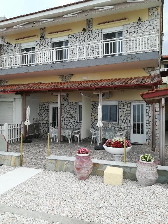 Budova, kde se aparthotel nachází