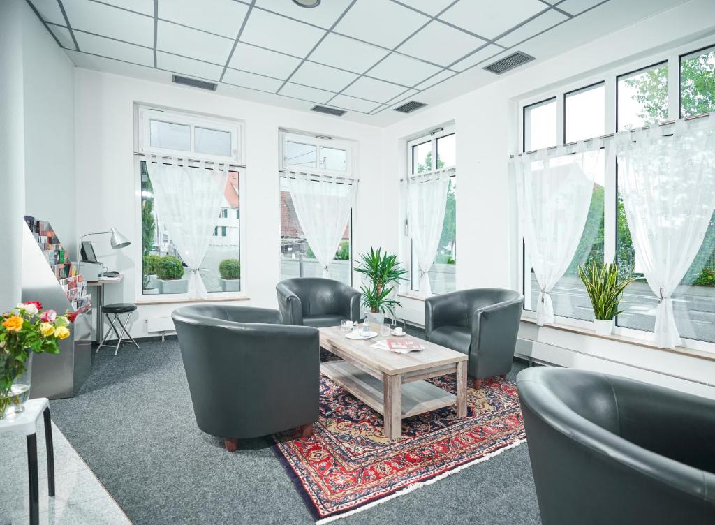 Posezení v ubytování Apart Business Hotel