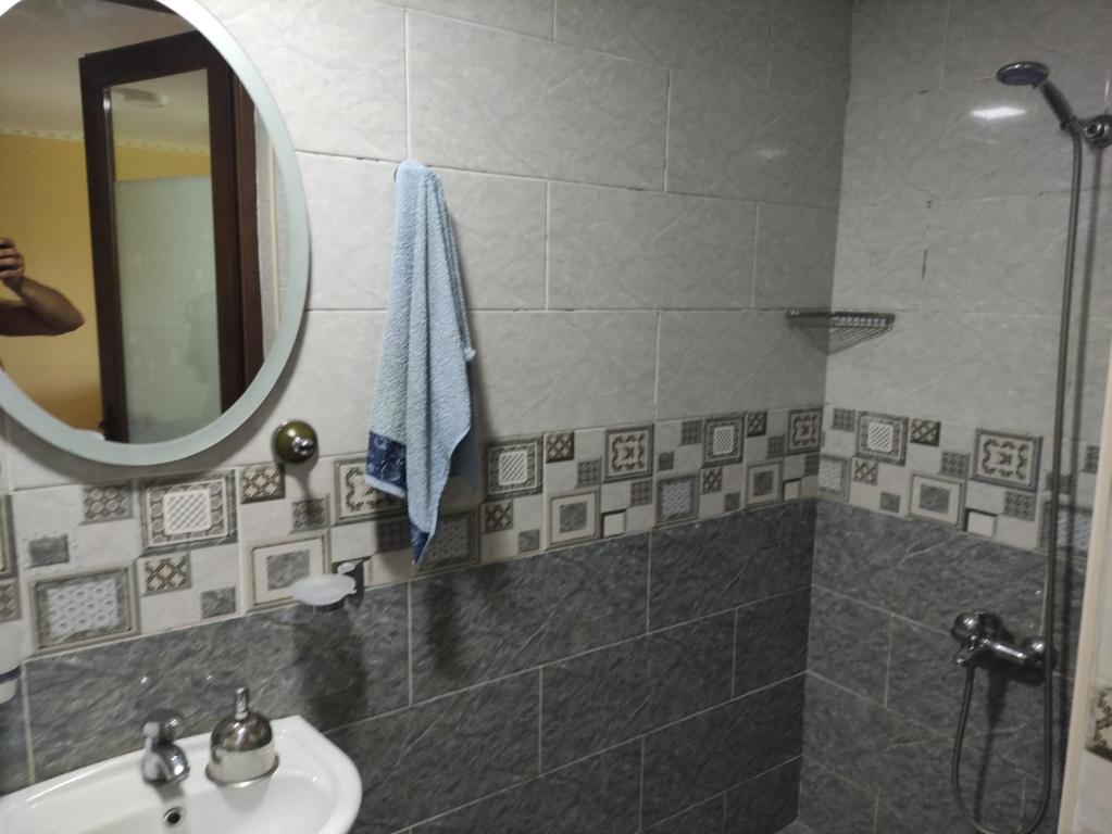 Koupelna v ubytování Valdi Guest Shekvetili