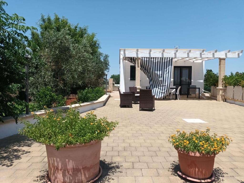 Zahrada ubytování B&B Nonna Teresa