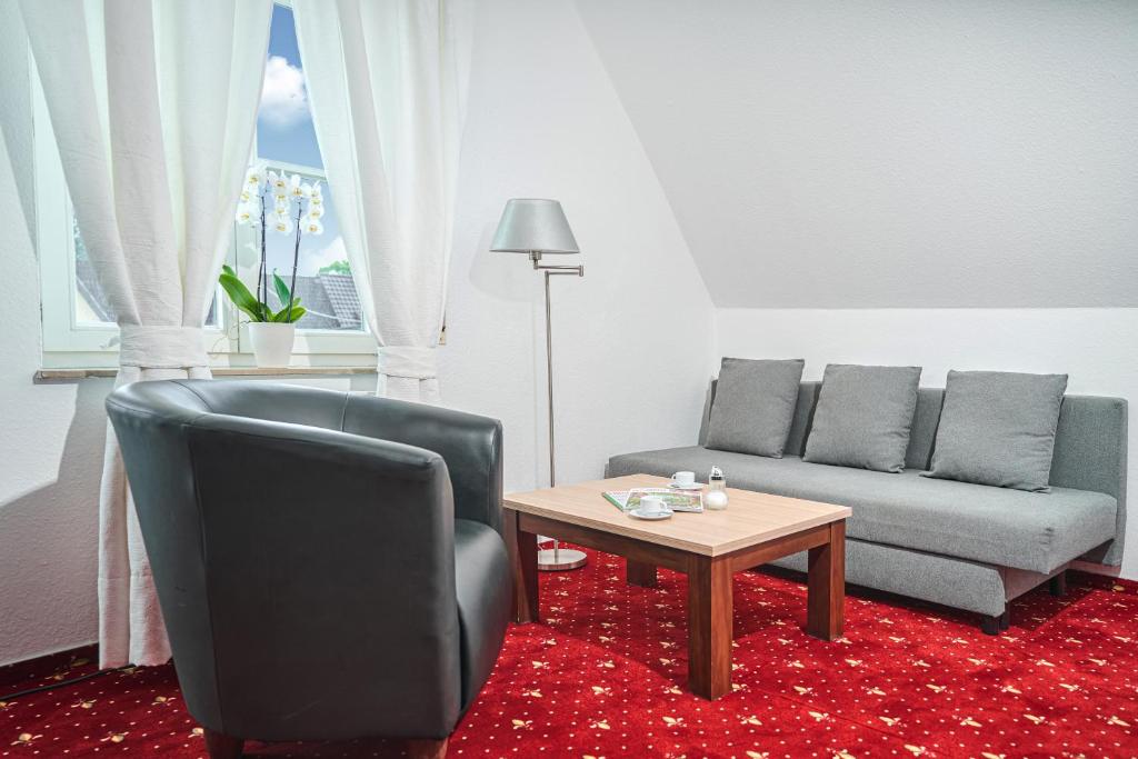 Posezení v ubytování Apart Business Hotel