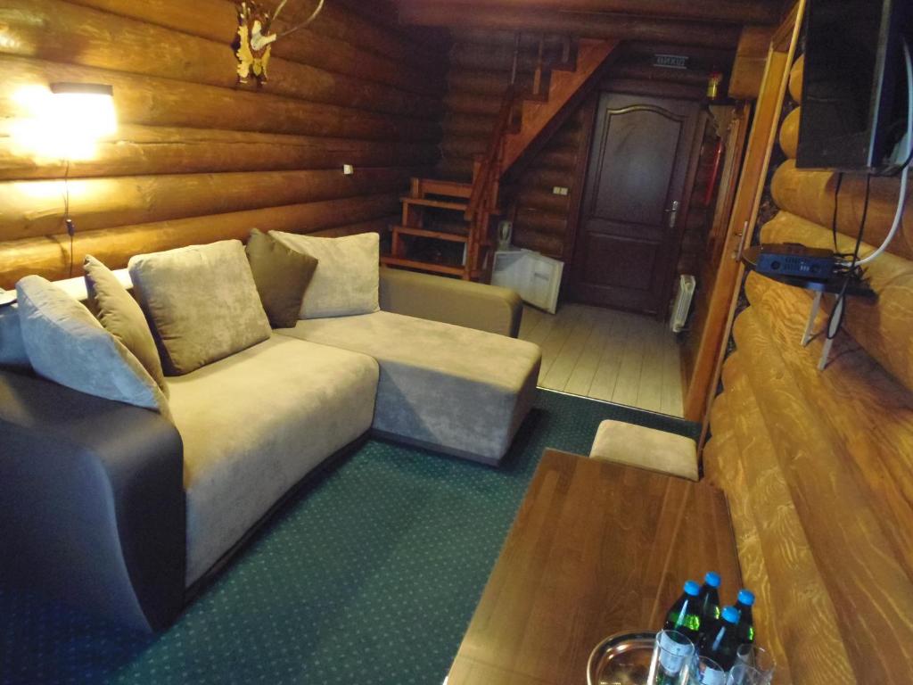 TV a/nebo společenská místnost v ubytování Tourist complex Karina