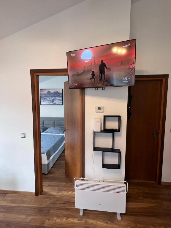 TV a/nebo společenská místnost v ubytování La Vita