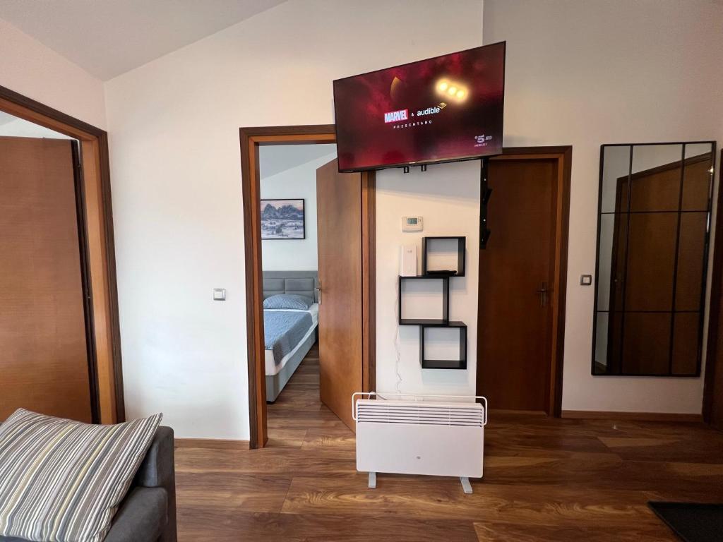 TV a/nebo společenská místnost v ubytování La Vita