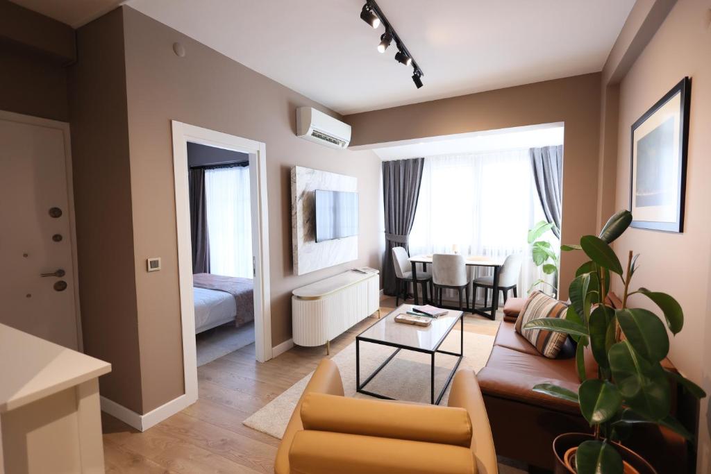 Posezení v ubytování CLK Suites Hotel
