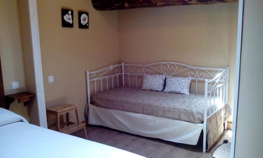 Postel nebo postele na pokoji v ubytování Casa Rural La Barquilla