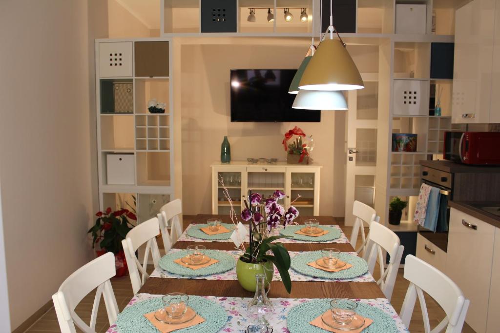 TV a/nebo společenská místnost v ubytování Aurora BnB