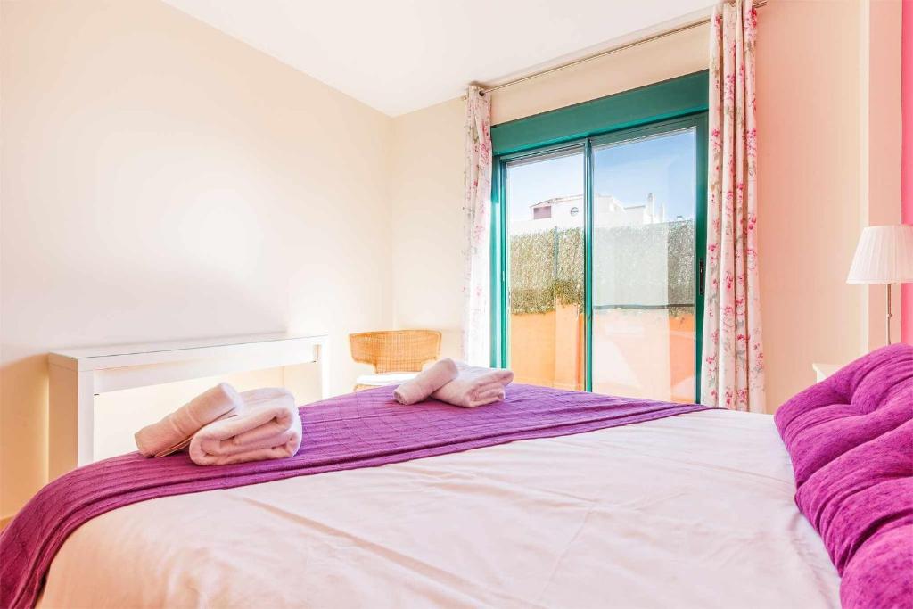 Posteľ alebo postele v izbe v ubytovaní A&N El Señorio 2, Torre del Mar