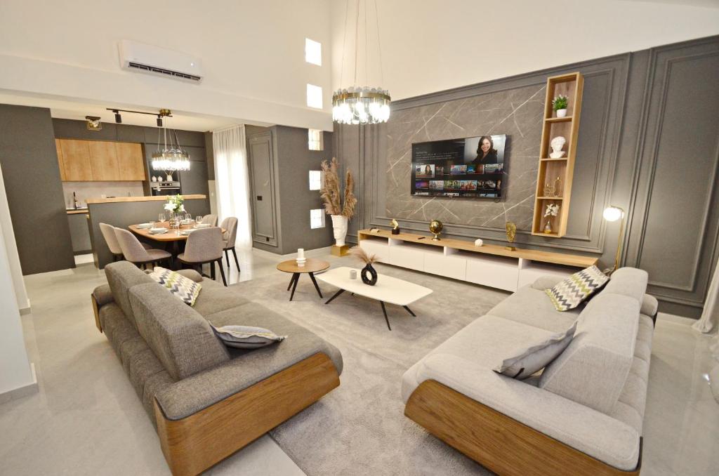 Posezení v ubytování Boka Devine Residence