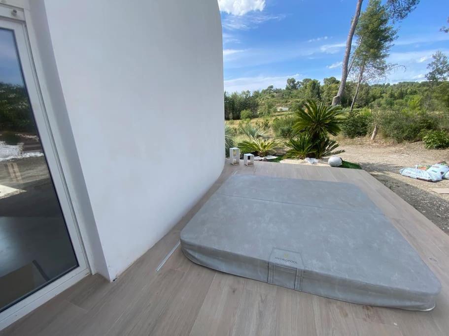 Postel nebo postele na pokoji v ubytování Villa design vue panoramique
