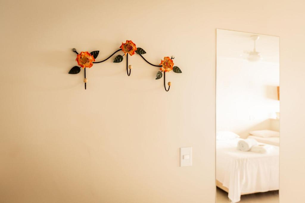 Postel nebo postele na pokoji v ubytování Suites em Jabaquara, Paraty