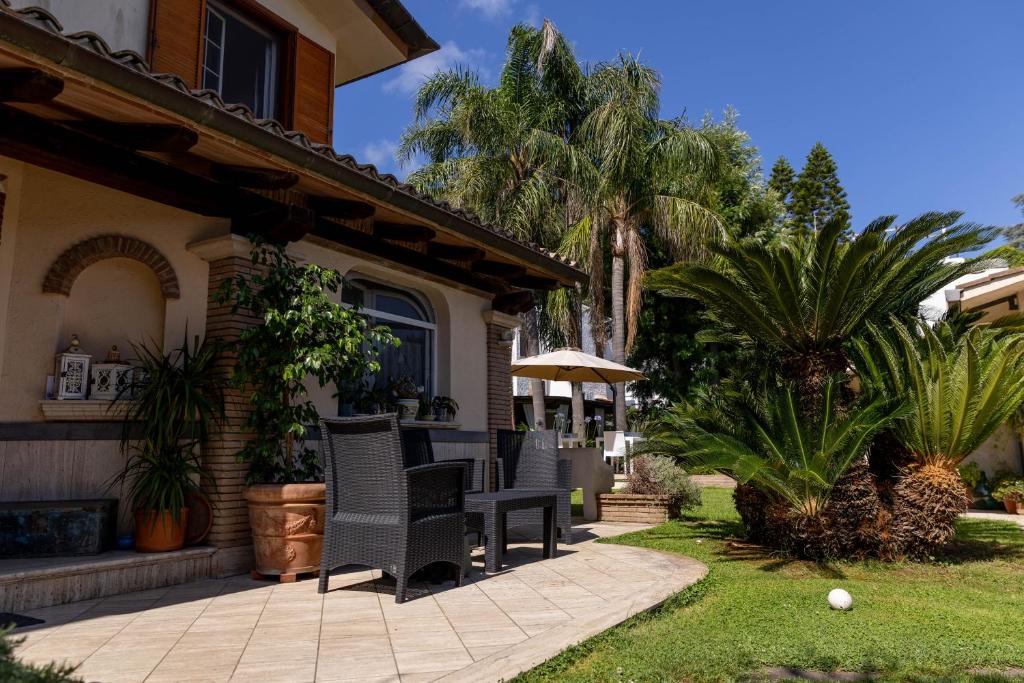 Zahrada ubytování B&B Cavalieri