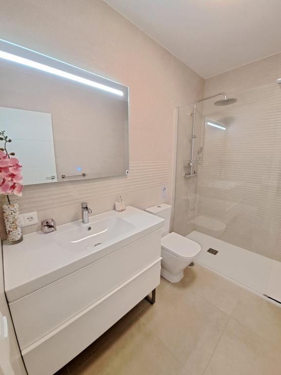 Kúpeľňa v ubytovaní Villa Las Tres J