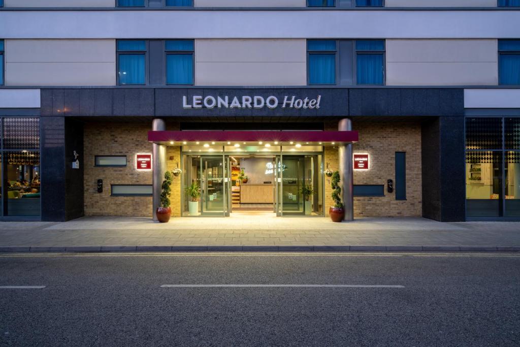 a building with the entrance to a leonardo hotel at Leonardo Hotel Brighton in Brighton & Hove