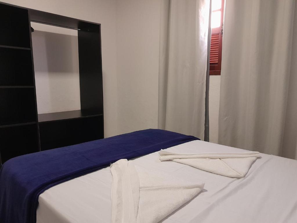 Postel nebo postele na pokoji v ubytování Casa de Temporada Ceu e Mar