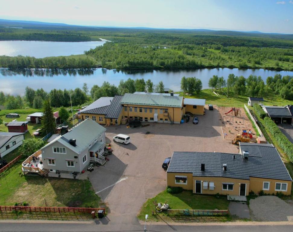 Naturlandskap nära vandrarhemmet