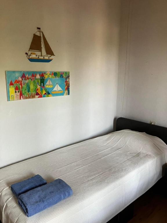 Postel nebo postele na pokoji v ubytování Erifyli