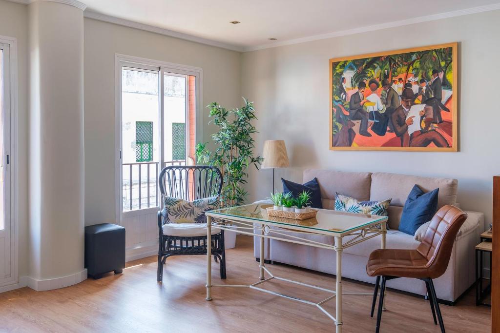 Posedenie v ubytovaní Apartamento Castilla