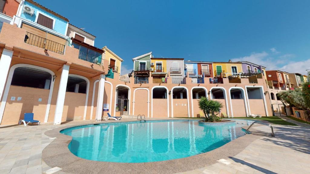 Mediterranean views in Pueblo Acantilado, Alicante – Harga ...