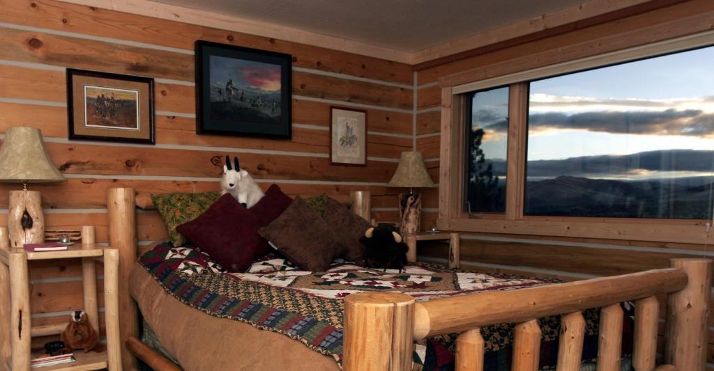Nespecifikovaný výhled na hory nebo výhled na hory při pohledu z bed and breakfast