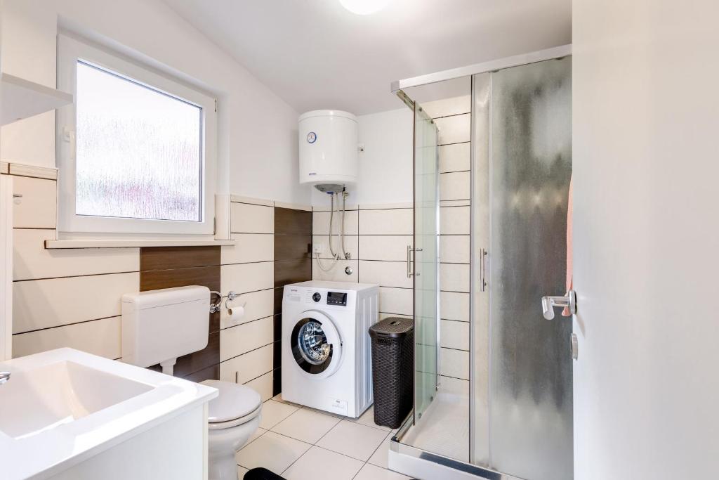 Koupelna v ubytování Casa Badiha