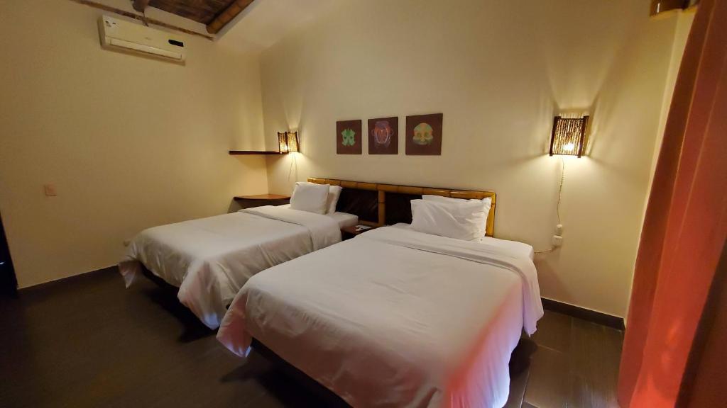 Nativa Bambu Ecolodge - Chambre Double Standard Avec Deux Lits Doubles