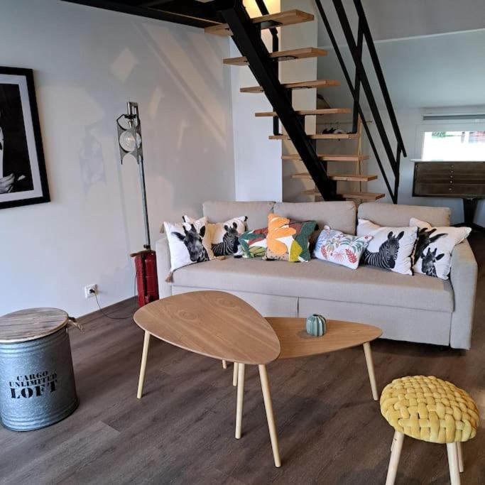 Posezení v ubytování L'Atelier Gîte-Loft 6/8 pers