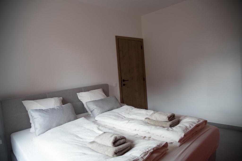 Postel nebo postele na pokoji v ubytování Vakantiewoning Den Appel