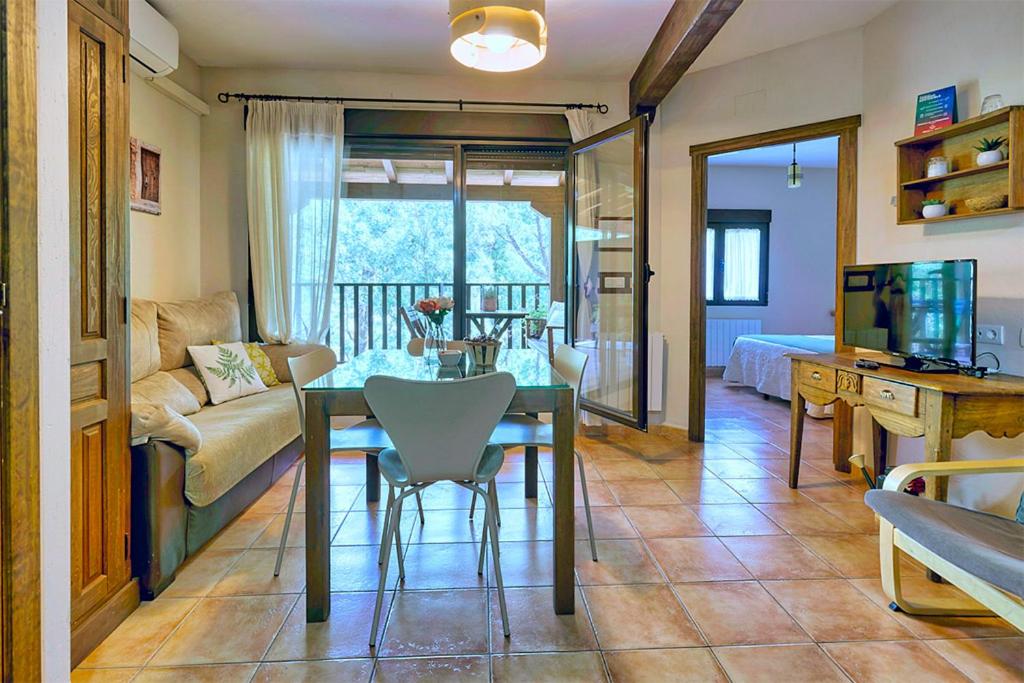 Część wypoczynkowa w obiekcie Apartamentos rurales Alameda del Jerte