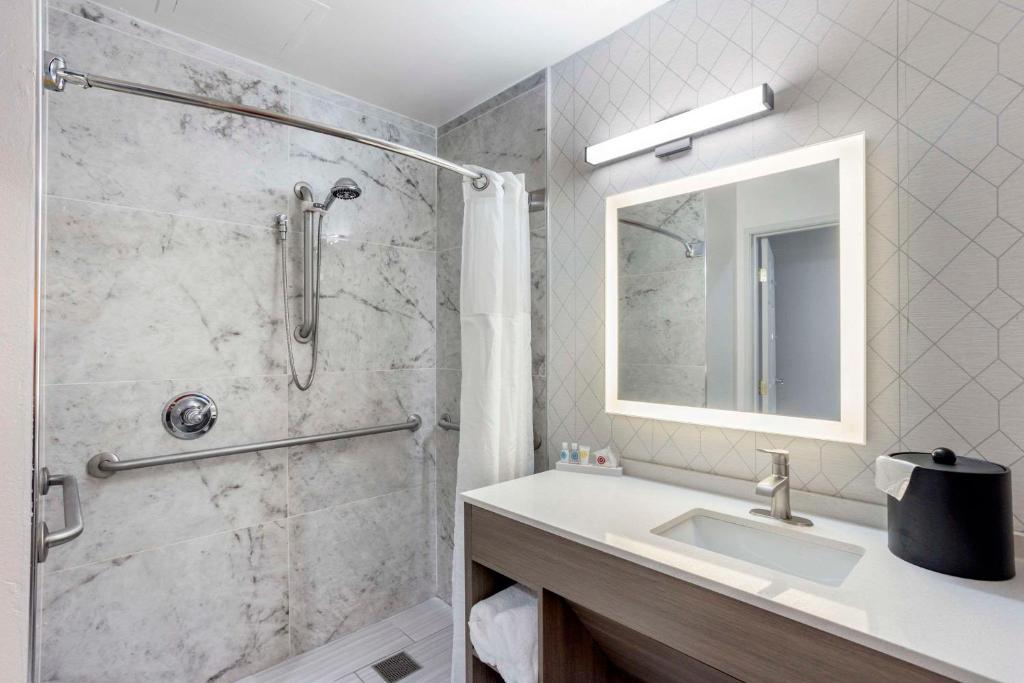 Koupelna v ubytování Comfort Inn & Suites Voorhees-Mt Laurel