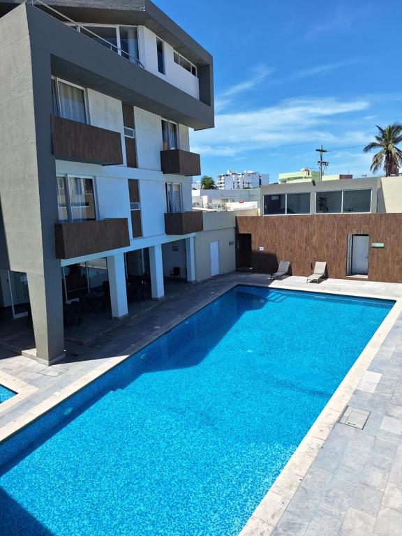 Bazén v ubytování Hotel Costa Verde nebo v jeho okolí