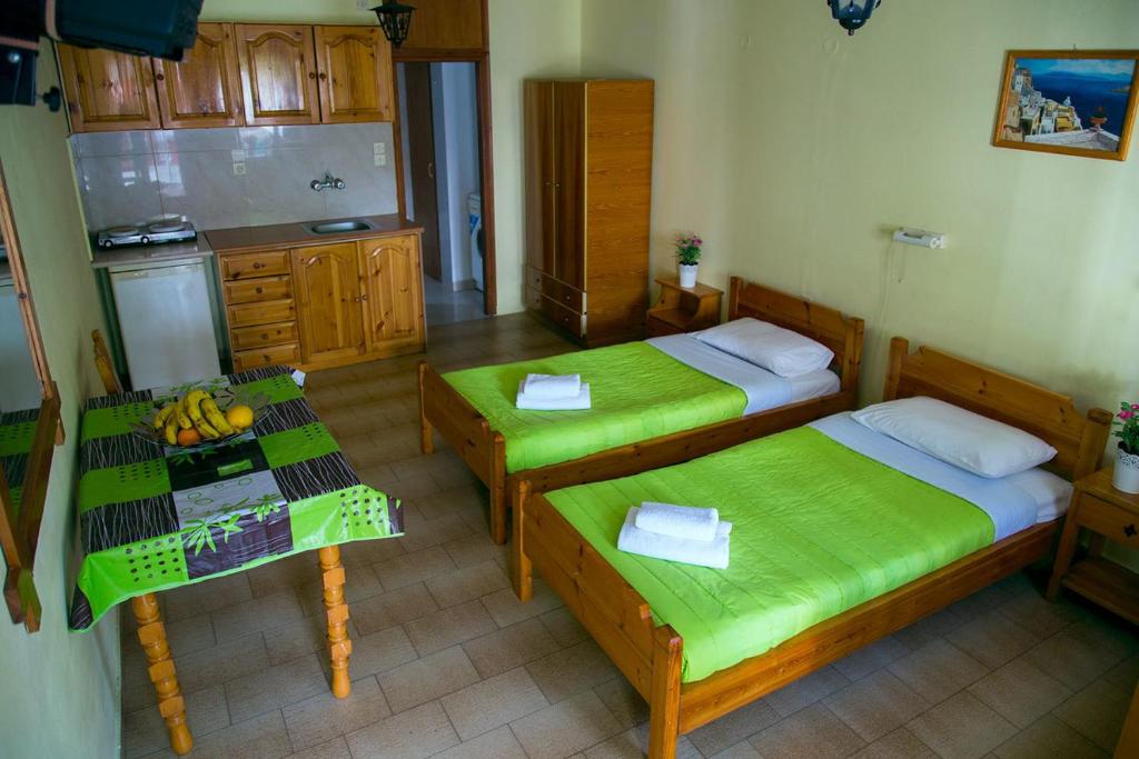 Postel nebo postele na pokoji v ubytování Villa Mikra Asia