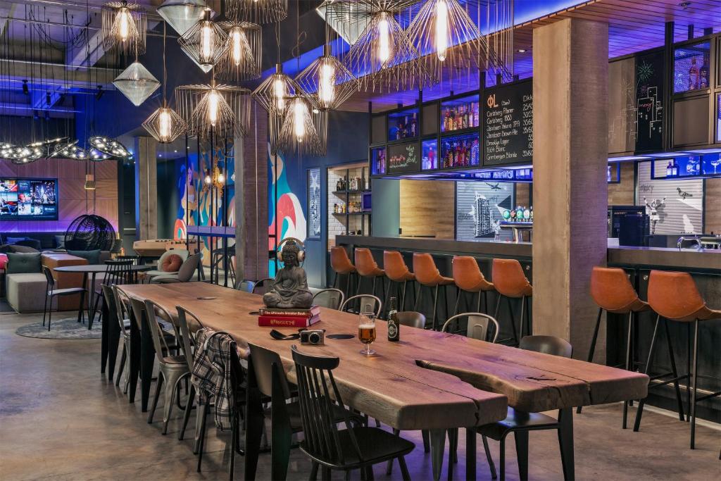 Restaurace v ubytování Moxy Copenhagen Sydhavnen