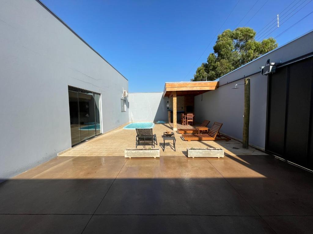 Balkón nebo terasa v ubytování Cantinho Estrelado - Casa automatizada com ALEXA