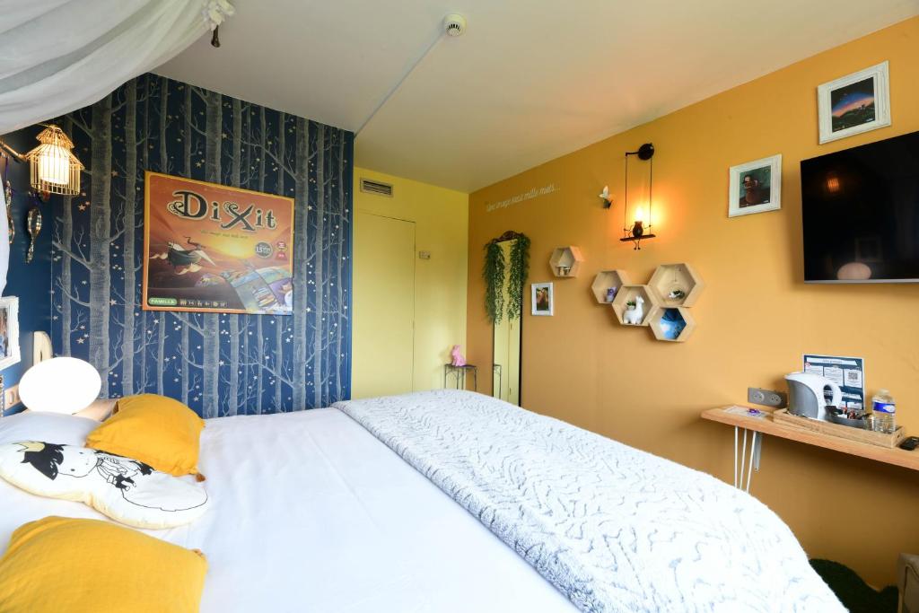 Logis Hôtel & Restaurant Ludik - Habitación Doble Deluxe Con Ducha