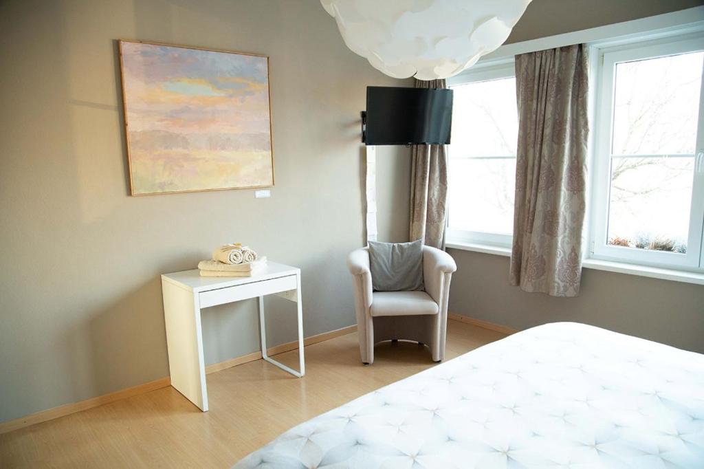 Postel nebo postele na pokoji v ubytování Room "Carpe Diem"