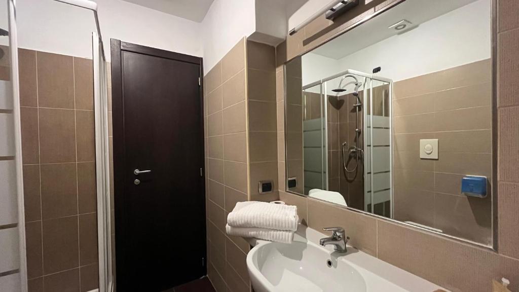 Koupelna v ubytování Cloud 9 Hotel