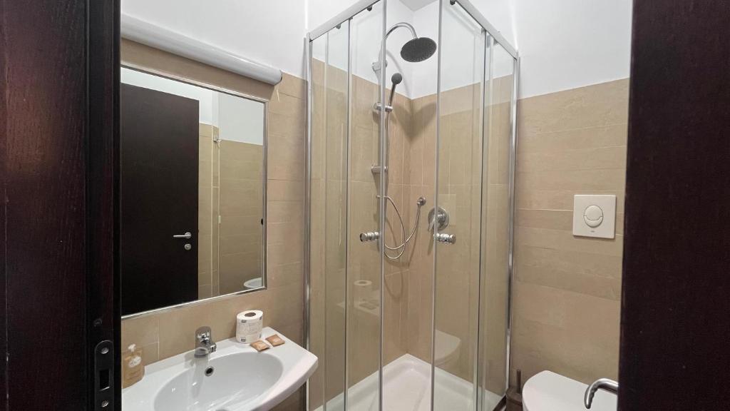 Koupelna v ubytování Cloud 9 Hotel